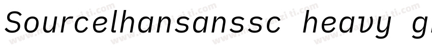 Sourcelhansanssc heavy gbk euc v i字体转换
